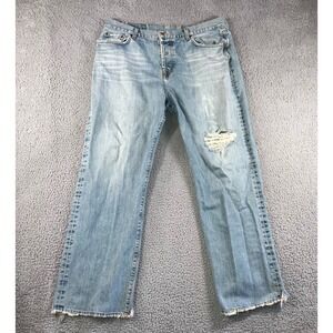 Vtg Lucky Brand Dunagrees Jeans Men 40x31 Relaxed Straight Leg Y2K Made in USA